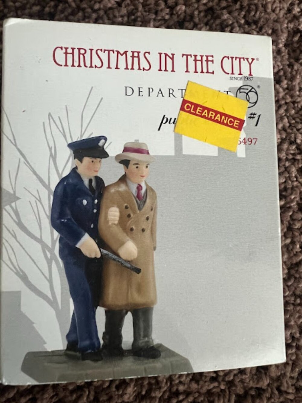 NIB Department 56 Christmas in the City Public Enemy #1 #4036497 NEW